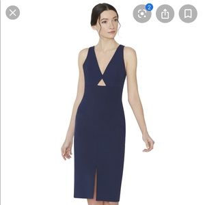 Alice & Olivia Navy Blue Dress